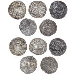 Medieval Short cross Pennies (5), Richard I, class 3, Canterbury, 0.91g (N.967; S.1347); John (...