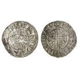 John (1199-1216), Penny, class 5b2, Norwich, Gifrei, 1.38g, crowned bust facing, rev. gifrei on...