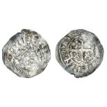 Stephen (1135-54), Penny, 'Watford type', London, Baldewine, 1.38g, stiefne r, crowned bust ri...
