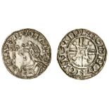 Harthacnut, sole reign (1040-42), Penny, arm and sceptre type, London, Godman, 0.99g, diademed...