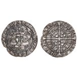 Henry VI (1422-61), Groat, cross-pellet issue, class C, London, 3.73g, m.m. cross fleury, crown...