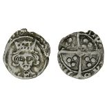 Henry VII (1485-1509), Penny, Durham, Bishop Sherwood, 0.66g, m.m. cross pattée, crowned bust f...