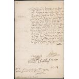 Autographs Revenue Committee 1645 (28 October), Westminster. Order from the Revenue Committee