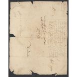 Autographs Sir Richard Weston 1624 (25 June), order by Sr. Richard Weston, Chancellor of the Ex...