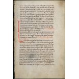 Autographs 1160 (c.) the writings of St Gregory the Great, The Homilies on the Gospel.