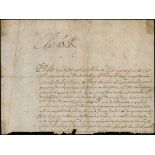 Autographs Charles I 1629 (June c.) warrant from Charles I