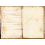 Autographs Logbook of H.M.S. 'Syren' 1749 (30 August) - 1850 (30 November) handwritten logbook