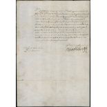 Autographs James Ley (Earl of Marlborough) 1626 (24 May) order of James Ley, Earl of Marlboroug...