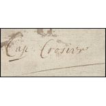 Autographs Anthony Crosier Undated. Petition of Captain Anthony Crosier