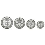 George V (1910-36), Maundy Fourpence to Penny, 1922 (4) (ESC 3982 {2539}; S.4027), lustrous, pr...