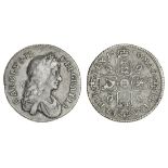 Charles II (1660-85), Shilling, 1680 over 79, rev. five strings to harp (ESC 551 [R6] {1058}; S...