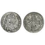 Charles II (1660-85), Shilling, 1684, rev. seven strings to harp (ESC 559 {1066} - but 7 string...