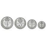 George V (1910-36), Maundy Fourpence to Penny, 1928 (4) (ESC 3988 {2545}; S.4043), lustrous, ab...