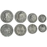 Charles II (1660-85), Maundy Fourpence to Penny, 1675 (4) (ESC 598 [R2] {2371}; S.3392), toned,...