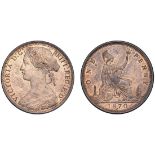 Victoria (1837-1901), Penny, 1870, dies 6+G (Freeman 60; S.3954), practically as struck, a scar...