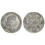 George I (1714-27), Halfcrown, 1715, laureate, draped and cuirassed bust right, rev. crowned sh...