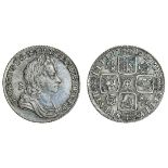 George I (1714-27), Shilling, 1716, rev. nine strings to harp (ESC 1562 [R3] {1163}; S.3645), t...