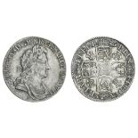 George I (1714-27), Shilling, 1725, no stops on obverse, rev. six strings to harp (ESC 1599 {11...