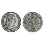 Charles II (1660-85), Sixpence, 1679, rev. g over o or d in mag (?), four strings to harp (ESC...