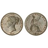 Victoria (1837-1901), Penny, 1841, no colon after reg, ornamental trident (BMC [Peck] 1484; S.3...