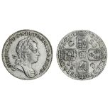 George I (1714-27), Sixpence, 1723, small lettering, rev. large lettering, ss-c in alternate an...