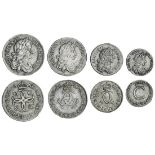 Charles II (1660-85), Maundy Fourpence to Penny, 1680 (4) (ESC 603 {2376}; S.3392), toned, very...