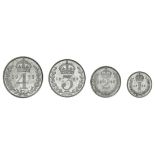 George V (1910-36), Maundy Fourpence to Penny, 1925 (4) (ESC 3985 {2542}; S.4027), lustrous, pr...