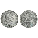 George I (1714-27), Crown, 1716, laureate, draped and cuirassed bust right, rev. crowned shield...