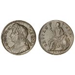 Charles II (1660-85), Halfpenny, 1673 (BMC [Peck] 510; S.3393), a few carbon spots and other su...