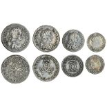 Charles II (1660-85), Maundy Fourpence to Penny, 1671 (4) (ESC 594 {2367}; S.3392), toned, fair...