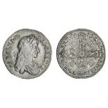 Charles II (1660-85), Shilling, 1679, rev. six strings to harp (ESC 545 {1054}; S.3375), fine