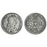 Charles II (1660-85), Shilling, 1670, second bust, rev. eight strings to harp (ESC 517 [R2] {10...