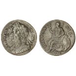 Charles II (1660-85), Halfpenny, 1672, laureate, cuirassed and draped bust left, rev. Britannia...