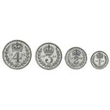 George V (1910-36), Maundy Fourpence to Penny, 1936 (4) (ESC 3997 {2553}; S.4043), about brilli...
