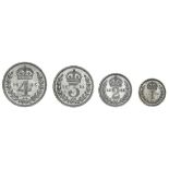 George V (1910-36), Maundy Fourpence to Penny, 1935 (4) (ESC 3996 {2552}; S.4043), light tone,...