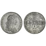 Charles II (1660-85), Crown, 1663, first bust variety, rev. no stop after fra, second revised s...