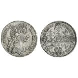 Charles II (1660-85), Shilling, 1683, fourth bust right, rev. five strings to harp (ESC 558 [R2...