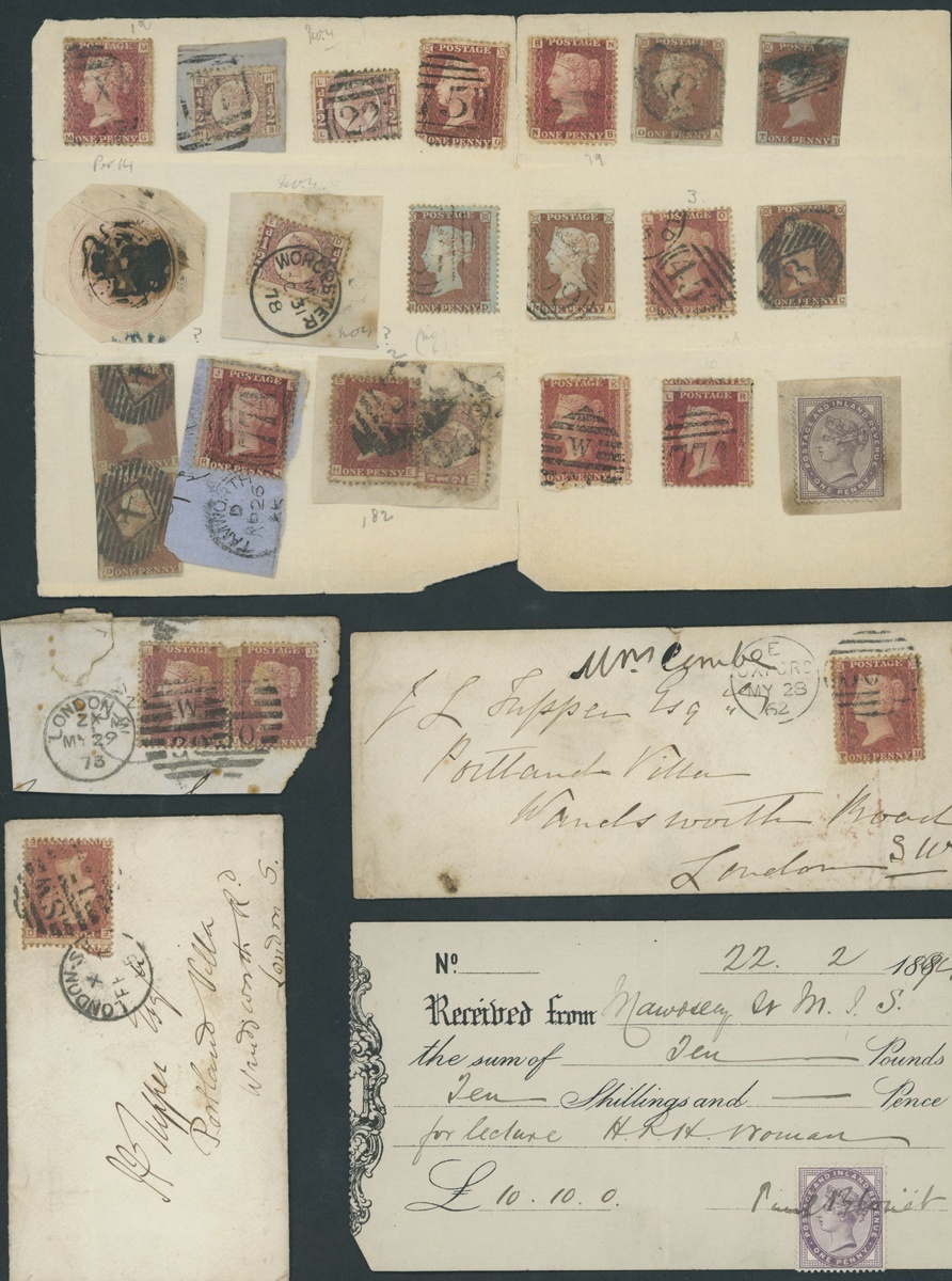 Great Britain Postal History 1846-1900, selection of thirty-three entires or envelopes, - Image 5 of 9