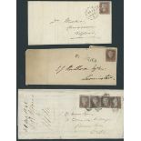 Great Britain Postal History 1846-1900, selection of thirty-three entires or envelopes,