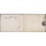 Great Britain Postal History 1649 (17 September) entire letter from Calais,