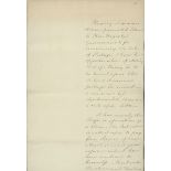 Great Britain Postal History 1800 (c.) A highly important 18 page manuscript draft of a paper,...