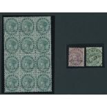 Overprint Settings and Printings Overprint Setting 2 Printing 2, June 1896 - ½a., 1a., 1½a., 2a...