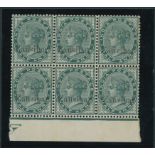 Overprint Settings and Printings Overprint Setting 3 Printing 2, early July 1896 - ½a. to 2½a....