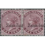 Overprint Settings and Printings Overprint Setting 1 Printing 2, 14 November 1895 - Overprinted...