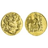 Kingdom of Pontus, Mithradates VI, Eupator (120-63 BC), AV Stater, 8.26g, Tomis, in the name of...