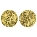 Romanus III Argyrus (1028-1034), AV Histamenon, 4.31g, Constantinople, Christ Pantokrator enthr...