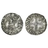 Cnut (1016-35), Penny, quatrefoil type, Bath, Aethelstan, 0.88g, crowned and draped bust left,...