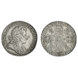 George I (1714-27), Crown, 1716 secvndo, laureate, draped and cuirassed bust right, rev. crowne...