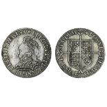 Elizabeth I (1558-1603), Shilling, milled issue, small size (29.3mm.), 5.88g, m.m. star, crowne...