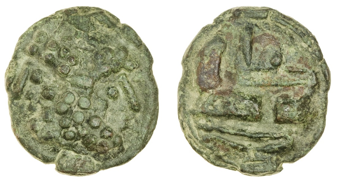 Roman Republic, Rome (c. 217-212 BC), Æ As, 52.15g, 38mm, head of Janus, rev. prow left (Vecchi...